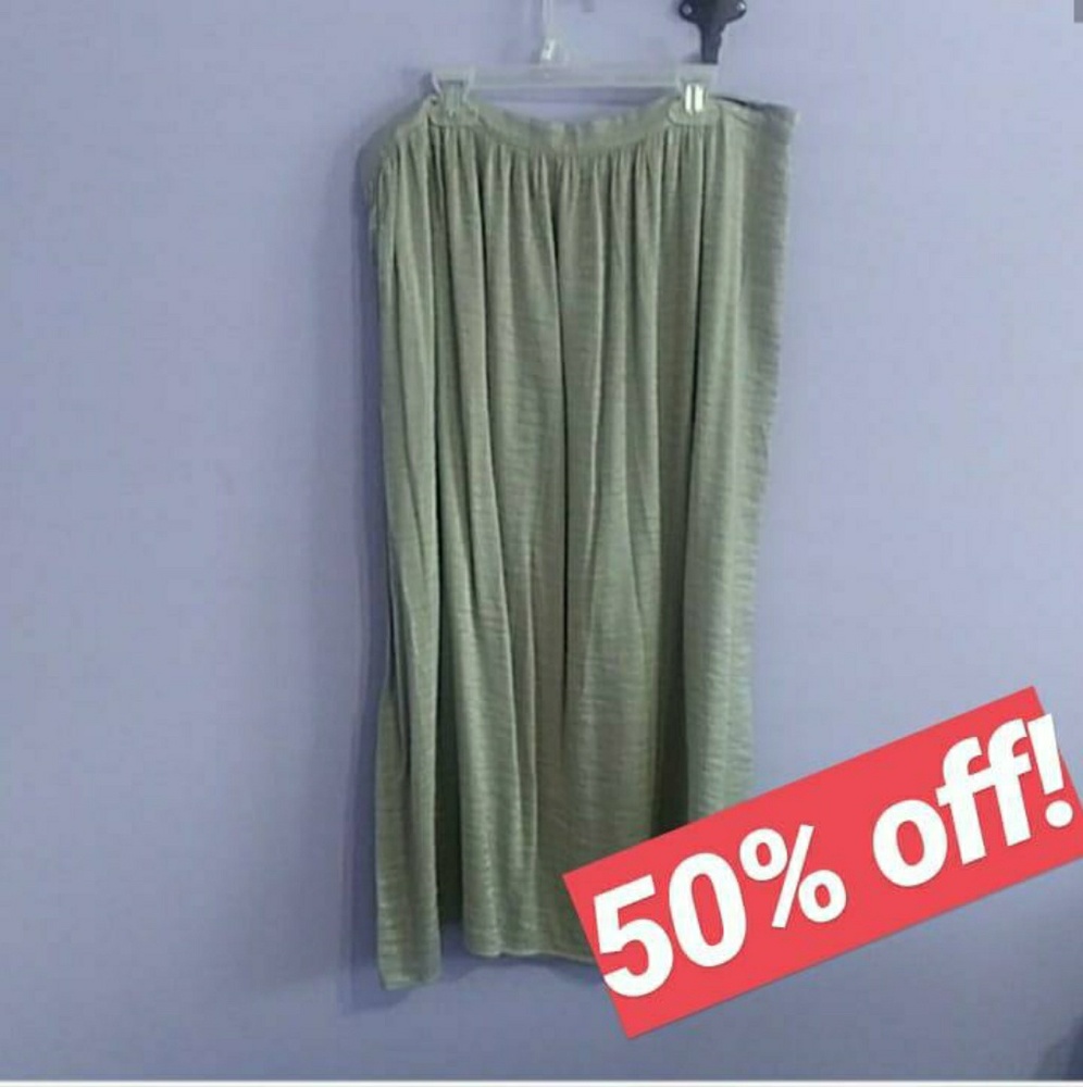 Silver Maxi Skirt